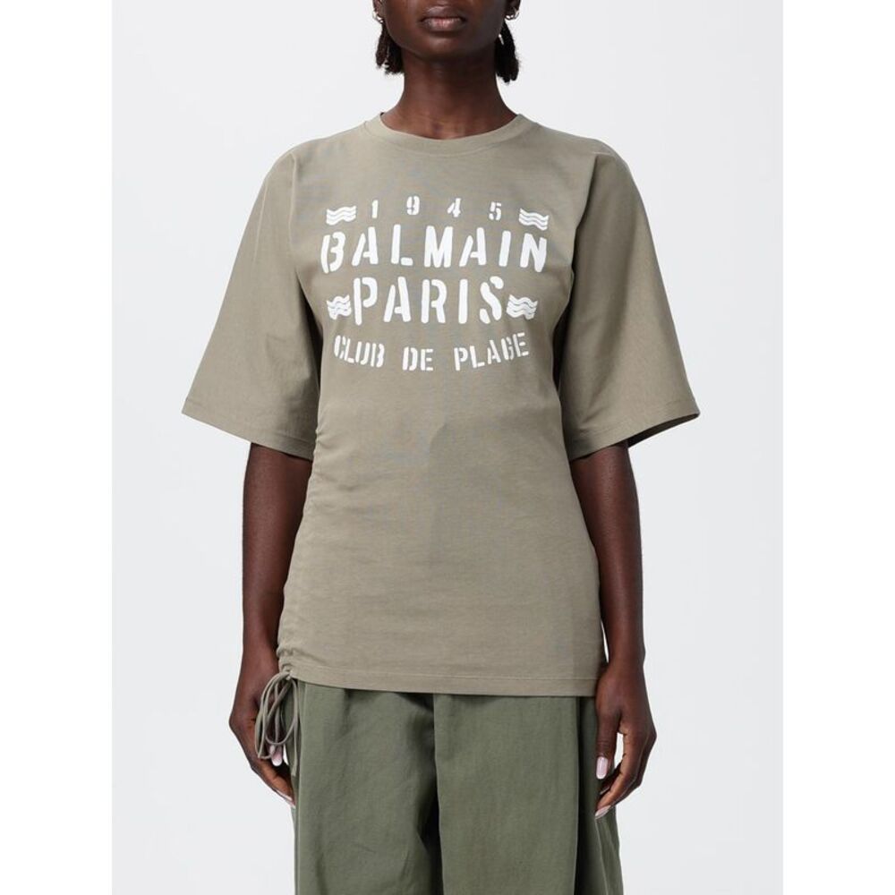 Balmain T-Shirt Woman Sage